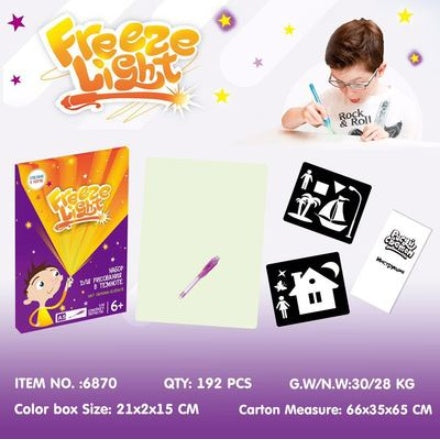 Juguete educativo almohadilla de dibujo 3D Magic 8 efectos de luz rompecabezas tablero Sketchpad