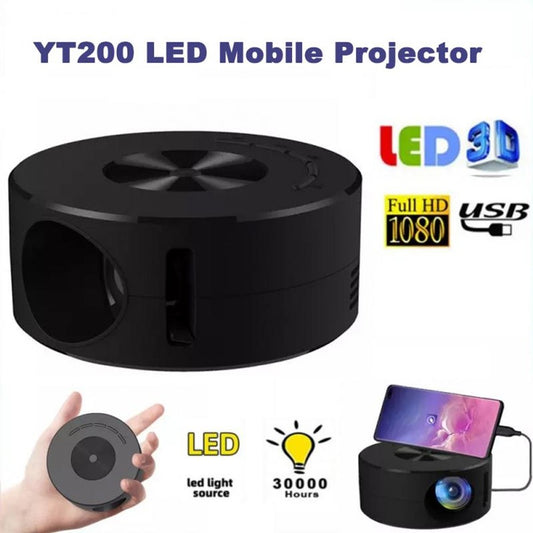 Proyector inteligente WiFi portátil 1080P Home Theater Video LED Mini proyector para Home Theaters Reproductor multimedia