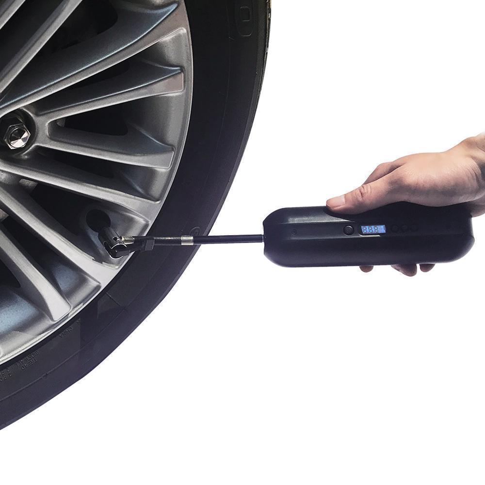 Inflador eléctrico de bicicletas, inflador de neumáticos inalámbrico recargable